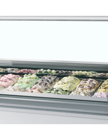 Ventilerad display för kulglass - MILLENNIUM LX20