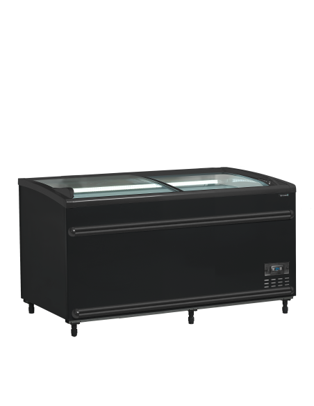 Svart kyl-/frysbox stormarknad - SFI145B-CF VS