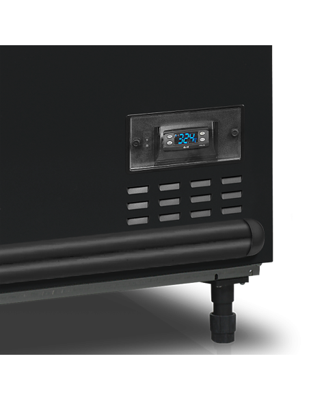 Svart kyl-/frysbox stormarknad - SFI185B-CF VS