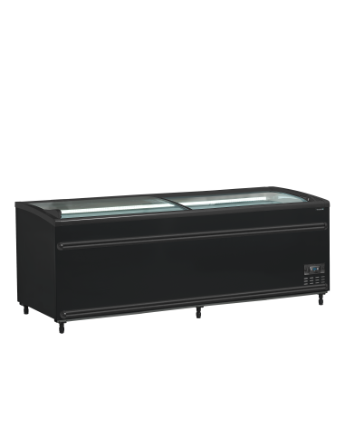 Svart kyl-/frysbox stormarknad - SFI210B-CF VS