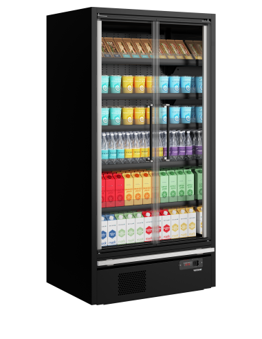 Multideck-kyl för stormarknader - Galaxy+ GP10FGD Black