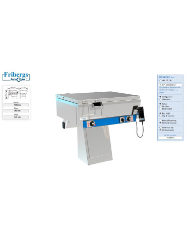 FBL55/5 sidopip, 65mm djup