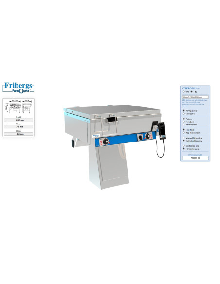 FBLB55/6 sidopip, 65mm djup