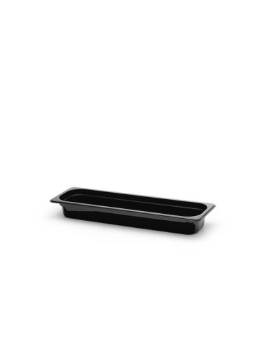 Kantin Gn 2/4-65 Polycarb, svart