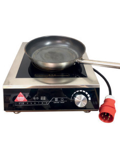 Induktionshäll 5kw 400 Volt 3-fas 6 mm termoglas