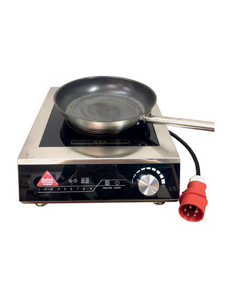 Induktionshäll 5kw 400 Volt 3-fas 6 mm termoglas