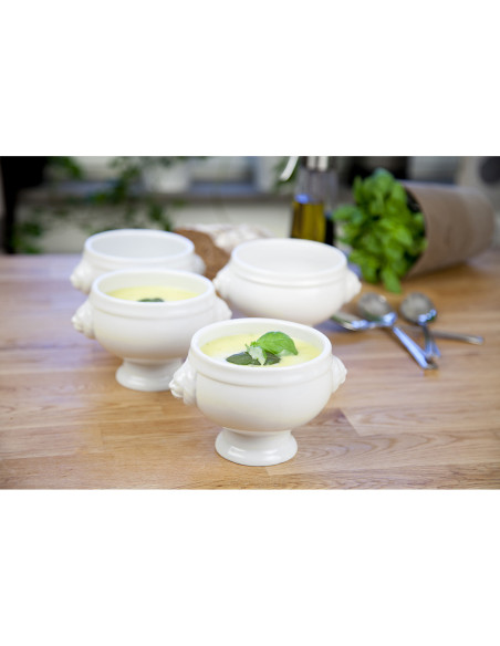 Sopp skål Ø 12 cm Lejon, 4-pack