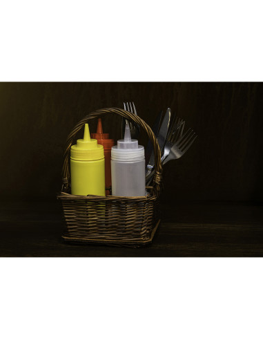 Dressingflaska 0,34 L röd