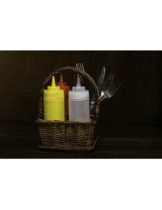 Dressingflaska 0,34 L transparent 2