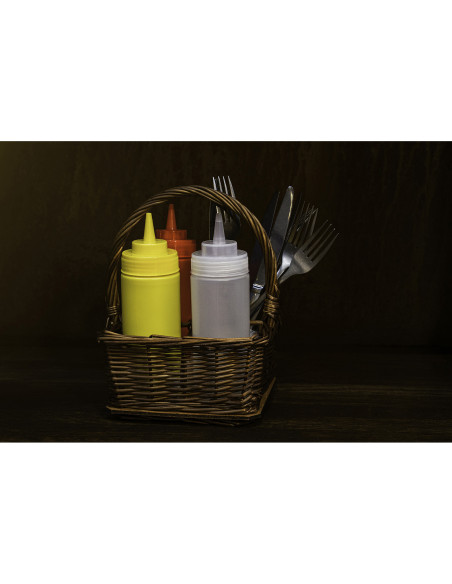 Dressingflaska 0,34 L transparent