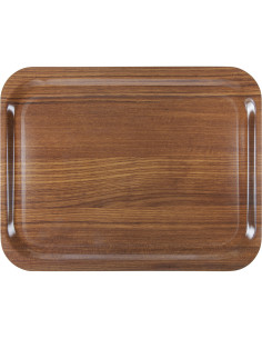 Bricka 43x33 cm Teak