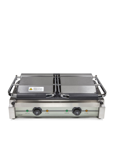 Klämgrill dubbel, räfflad