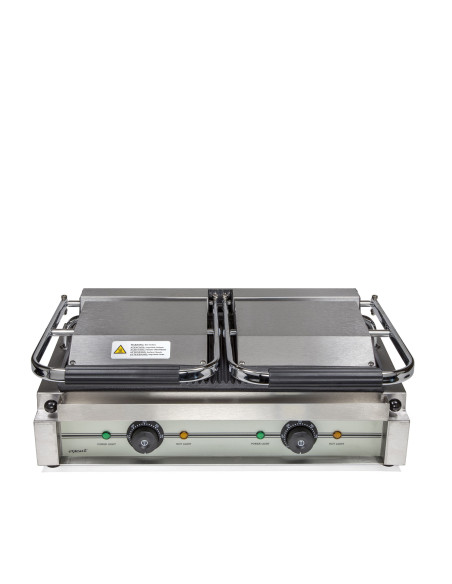 Klämgrill dubbel, räfflad