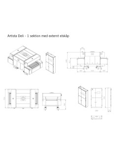 Turbofunktion (luftflöde) per zon – Artista Deli