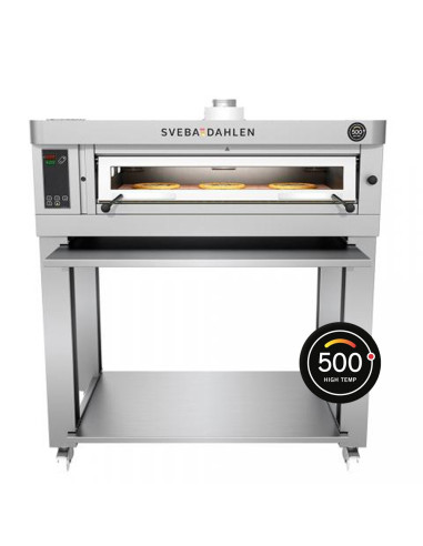 Pizza High Temp P601HT, 1 däck, 6 pizzor, 500°C