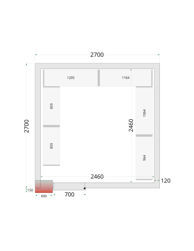 CRNF2727 - Shelf Rack System Kit