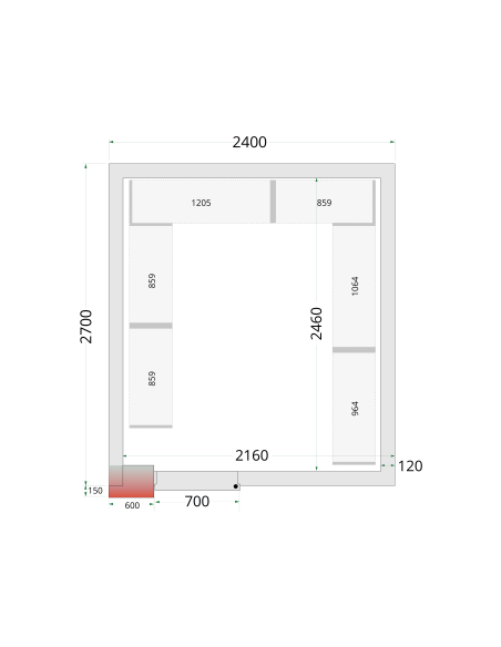 CRNF2427 - Shelf Rack System Kit
