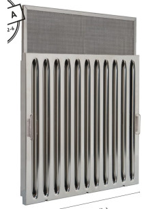 Aerosolavskiljare FF-4 498x498x20