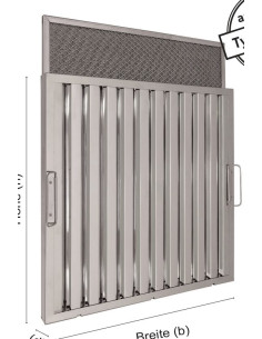 Aerosolavskiljare FM-40KG/10 495x495x40 2