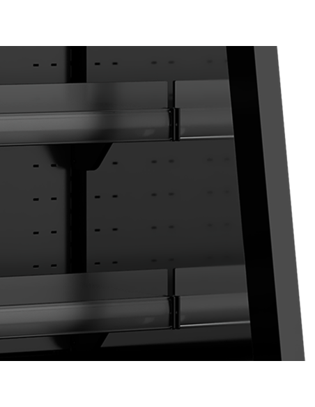 Multideck-kyl för stormarknader - Galaxy+ GPL10FGD Black