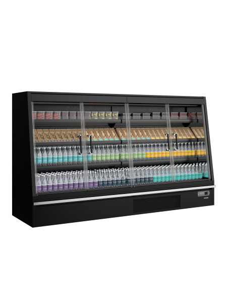 Multideck-kyl för stormarknader - Galaxy+ GPL26FGD Black