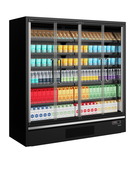 Multideck-kyl för stormarknader - Galaxy+ GP20FGD Maxi Black