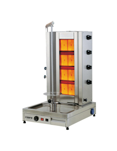 Gasgrill kebab/gyro 4 brännare modell TILLA 4