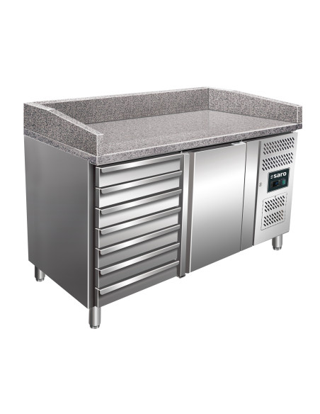 Pizzabord, 1 dörr + 7 lådor, modell MARGA PZ 1610 TN