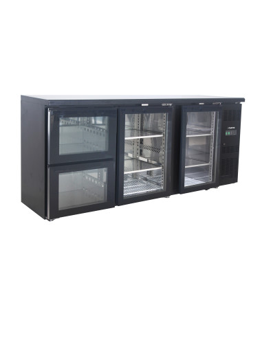Barkyl med 2 glasdörrar och 2 lådor, modell BC 3100 G S2