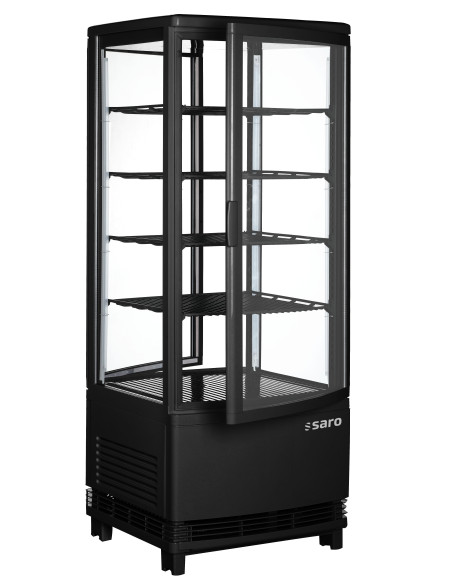 Kylmonter, dubbeldörr, 98 liter, modell SC 100 DT svart