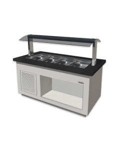 Salladsbar för 4x 1/1 GN, modell PREMIUM LINE SB-K170 vit