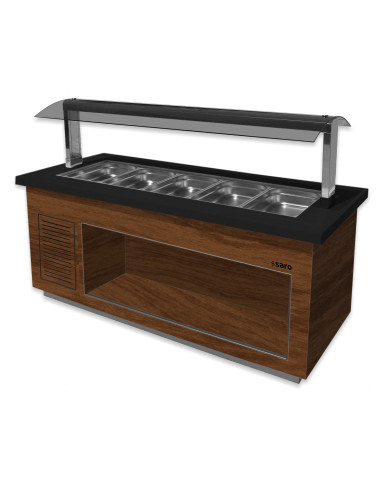 Varmbuffé Modell PREMIUM LINE SB-H230 Valnöt