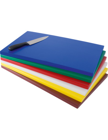 Skärbräda i polyeten, brun