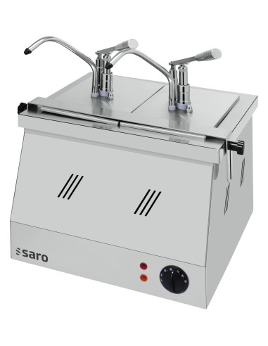 Bainmarie 2X1/4 GN 200 med dispenser modell BM-0214