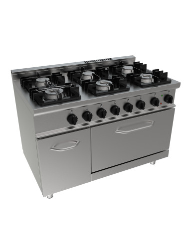Gasspis med elektrisk ugn modell E7/KUPG6LE