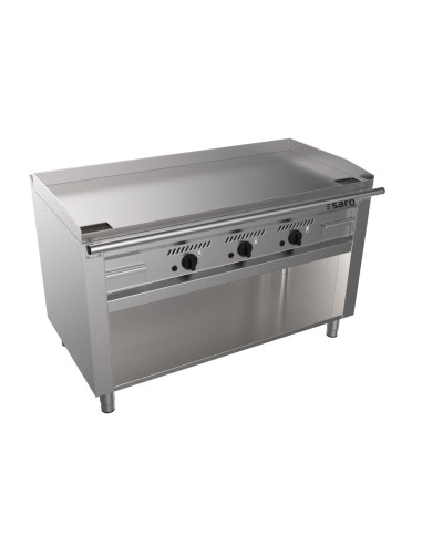 Gas Teppanyaki Grill med öppen botten modell TEB3/140 G