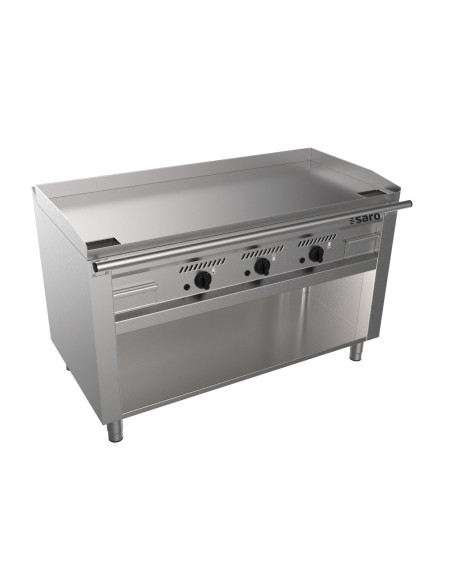 Gas Teppanyaki Grill med öppen botten modell TEB3/140 G