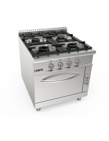 Gasspis + elektrisk ugn 4 brännare modell LQ / CUG4NE