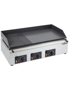 Stekplatta modell GPK 810 1/3 räfflad 2/3 slät