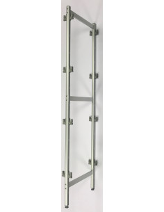 Mittsektion i aluminium för 373 djup / höjd 1700 mm