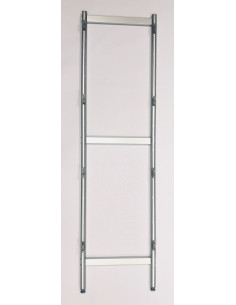 Aluminium sidopanel för 475 mm djup / höjd 1700 mm