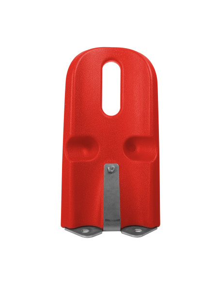 Hörnskydd i plast 380 mm högt RÖTT