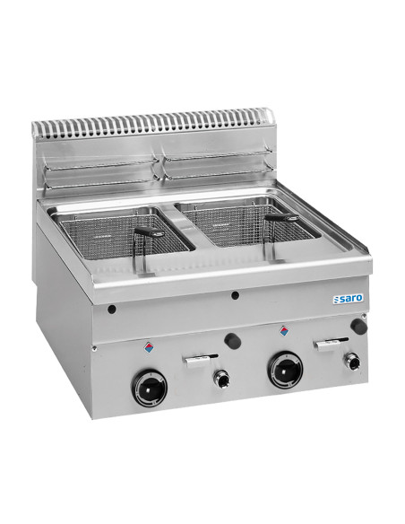 Gasfritös 8+8 L Bordmodell GF66