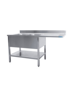 Diskho mitt 2 hoar, vänster - B 1600 x D 600 mm