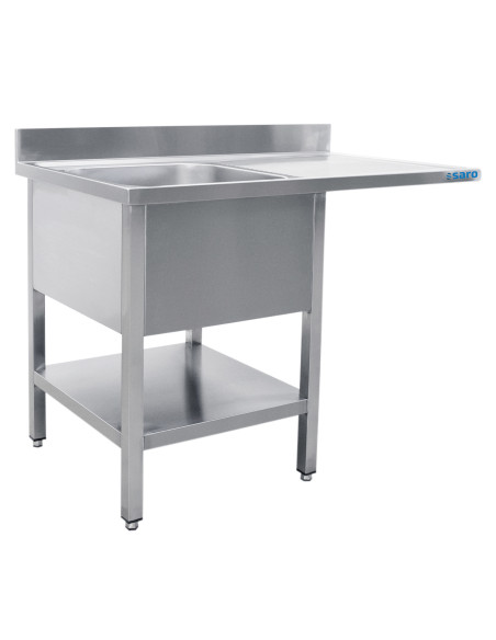 Diskho mitt 1 ho, vänster - B 1400 x D 700 mm