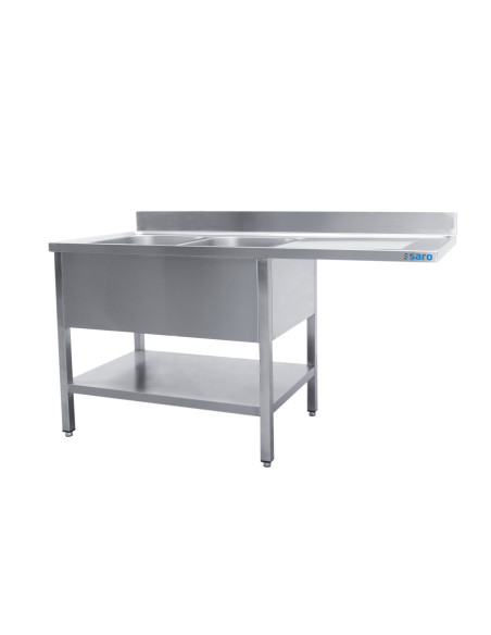Diskho mitt 2 hoar, vänster - B 1800 x D 700 mm