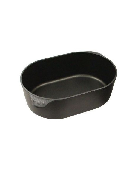 Eurolux Premium gjutjärnsrost ca 40 x 27 cm, ca 13 cm hög, 8,5 L
