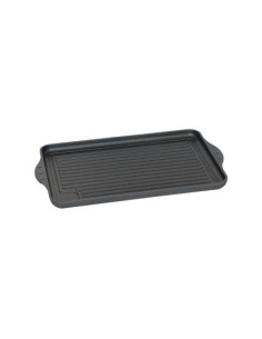 Eurolux Premium grillplatta 43 x 28 x 2,5 cm, räfflad