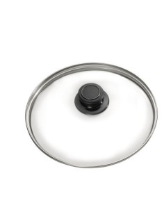 Eurolux säkerhetsglaslock Ø 30 cm, inkl. lockknopp