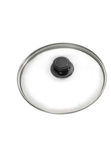 Eurolux säkerhetsglaslock Ø 30 cm, inkl. lockknopp